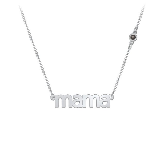 Collier « Mama' » avec Pierre de Naissance Satellite