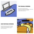thumbnail image 5 of Cute Anime Cartoon Garfield Travel Suitcase Protective Cover Trunk Case Washable Elastic Luggage Cover Fits X-Large Suitcase Protector Baggage With Concealed Zipper Gifts, 5 of 5