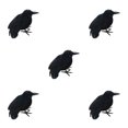 thumbnail image 1 of kurtrusly Horror Props For Halloween - High Simulation Black Crow Ornament For Festive Flying Crow 5Set, 1 of 6