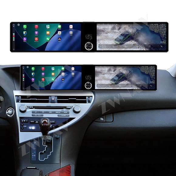 ZWNAV Dual 12.3 inch Screen Car Radio For Lexus RX 300/330/350 2003-2009 Android GPS Navigation Multimedia Video Player Stereo Receiver Head Unit