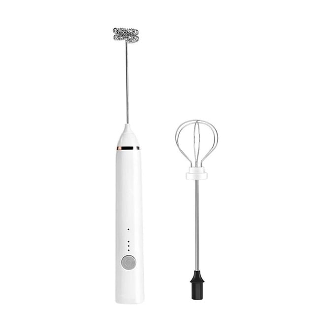 Vaidha Electric Milk Frother USB Rechargeable Electric Foam Maker 2 In 1 Hand- Battery Operated Milk Foamer For Coffee Cappuccino