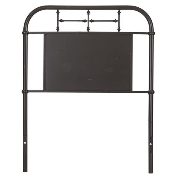 Vintage Series Metal Twin Metal Headboard - Black