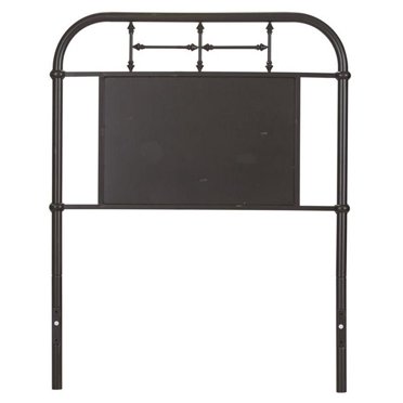 Vintage Series Metal Twin Metal Headboard - Black