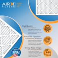 thumbnail image 4 of AIRX FILTERS WICKED CLEAN AIR 12x20x1 MERV 13 Electrostatic Pleated Air Conditioner Filter 6 Pack HVAC AC Furnace Filters, 4 of 4