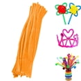 thumbnail image 5 of C 100Pcs Fluffy Pipe Cleaners Diy Craft Set For Arts Decorations Candy Color Twistable Wires Handmade Flower Materials Design C Plastic #KSzlt, 5 of 5