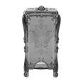 thumbnail image 2 of Makeup Cotton Box, Cotton Pad Holder Buttom Opening  For Bedroom Translucent Grey, 2 of 8