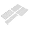 thumbnail image 1 of Boîte de Rangement Creuse, Facile Boîte de Rangement en Résine Résistant à la Déchirure 4pcs pour le Stockage de Bijoux d'Artisanat Bricolage, 1 of 8