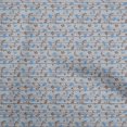 thumbnail image 1 of oneOone Silk Tabby Light Blue Fabric Autumn Craft Projects Decor Fabric Printed By The Yard 42 Inch Wide, 1 of 4