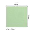 thumbnail image 2 of Unique Bargains 200 Sheets 6x6 Inch Origami Paper Double Sided Light Green Square Sheet for Art Craft Project, Beginners, 2 of 5