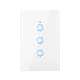 thumbnail image 1 of Wi-Fi Smart Switch Light Switch Voice Control, Remote Control, Touch Control Compatible with Alexa Google Assistant Schedule, Timer, Countdown Needs Neutral Wire No Hub Required 95-250V, 1 of 8