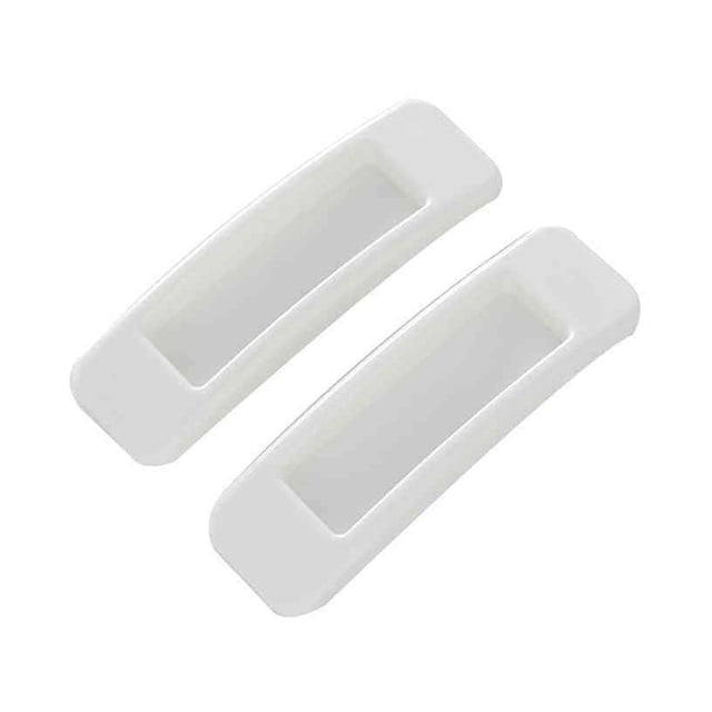 fastboy Nouveau 2 Pcs Poignée de Tiroir de Fenêtre d'Armoire Auto-Adhésive Poignée Coulissante Blanche 1Set