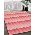 thumbnail image 3 of Ahgly Tapis Rectangulaire Lavable en Machine Intérieur Transitionnel Rose Pastel, 2 Pieds x 4 Pieds, 3 of 7