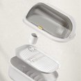 thumbnail image 4 of Vadktai Dish Drying Rack and Drain Board with Lid Cover, Kitchen Plate Cup Tray Cutlery Drainer, Plastic Dish Drying Box Multifunctional Space Saving Dish Drainer For Kitchen Accessories, 4 of 6