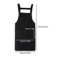 thumbnail image 3 of Ynlkorvg Apron Sleeve All Pure Polyester Cotton Canvas Apron Advertising LOGO Printing Manicure Waist Home Kitchen Restaurant Work Clothes, 3 of 4