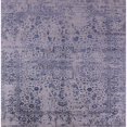 thumbnail image 1 of Ahgly Company Tapis d'Intérieur Carré Mid-Century Moderne Pourpre Zone Orientale Pourpre, 5' Carré, 1 of 6