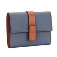 thumbnail image 1 of pitrice Leather Women Purse Rectangular Trifold for Zipper Hasp Stylish Card Holder Photo Folder Wallet Notecase Birthday Gift Blue 5Set, 1 of 6
