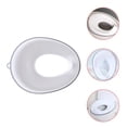 thumbnail image 1 of OUNONA Toilet Potty Seat White PP Anti- Use 1Pcs, 1 of 8
