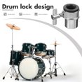 thumbnail image 4 of SHISUYAN Support de Tambour Connecteur de Vis d'Aile Pièce d'Instrument de Percussion Verrouillage de Support de Tambour, 4 of 9