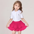 thumbnail image 2 of Robes pour Filles Jupe Mini Plissée pour Tout-Petit Été Style Tutu à Volants avec Shorts en Dessous pour, 2 of 4