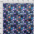 thumbnail image 3 of oneOone Cotton Silk Medium Blue Fabric Galaxy Sewing Craft Projects Fabric Prints By Yard 42 Inch Wide, 3 of 4