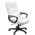 thumbnail image 1 of Homall Faux Leather High-Back Executive Office Chair with Lumbar Support,White, 1 of 7