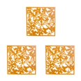 thumbnail image 3 of ZheElen 4piece Lightweight Hanging Divider Screens For Versatile Space Foldable Yellow Butterflies 3Set, 3 of 6
