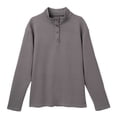 thumbnail image 5 of Styesk Mens Shirts Man Leisure Solid Color Hoodless Weave Keep Warm Head Cover Long Sleeves Sweater, 5 of 5