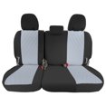 thumbnail image 1 of For Toyota Sienna 2011-2020 FH Group Neoprene Waterproof Custom Fit Car Seat Covers - 3rd Row Gray, 1 of 6