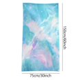 thumbnail image 3 of Pompotops Microfiber Beach Towel Super Lightweight Colorful Bath Towel Sandproof Beach Blanket Multi-Purpose Towel For Travel Swimming Pool 30x60 Inch Clearance, 3 of 3