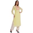 thumbnail image 2 of Phagun Kurta Ethnique Indienne pour Femmes Kurti Brodé de Designer Tenue Traditionnelle la Robe, 2 of 6