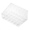 thumbnail image 3 of Dekaim Lipstick Stand, Transparent 24 Grids Lipstick Holder Organizer Display Stand Nail Polish Makeup Storage Box, 3 of 7