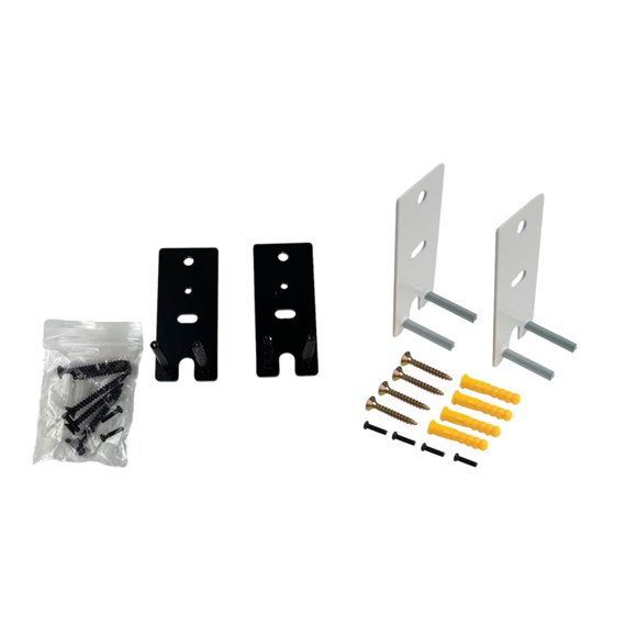 mmirethe Easy-to-Install Wall Mount Replacement Brackets For Improved Sound System Strong Hardness Sturdy black 1Set