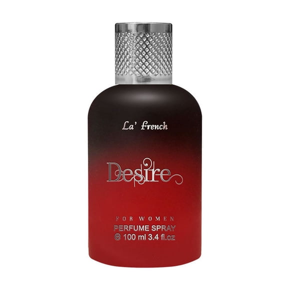 La' French Desire Vaporisateur de Parfum pour Femmes 100 ml, 3,4 Fl Oz / Parfum Longue Tenue de Qualité Supérieure pour Filles - avec des Notes de Feuilles de Violet, de Narcisse, de Tubéreuse et de Vétiver / Meilleur Cadeau pour Épouse, Petite Amie