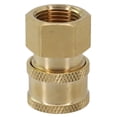 thumbnail image 2 of GLFILL G1/4 High Pressure Washer Coupler Copper Quick Connect Fitting Male Thread Accessorie Car Washer Adapter Garden Irrigation Joint #7, 2 of 9