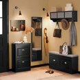 thumbnail image 2 of SoBuy FSR78-SCH,2 Drawers Shoe Cabinet Shoe Rack Shoe Storage Cupboard Organizer Unit,Black, 2 of 5