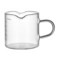 thumbnail image 2 of GUOOL Espresso Glass Measuring Cup Jigger Glass Cup Clear Scale Ounce Measure Mug Cafe Coffee 75ml, 2 of 9