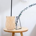 thumbnail image 5 of IFANLANDOR Lanterns for Candles Bamboo Candle Holders Lantern Decor with Light Brown Office Use 1Set, 5 of 5