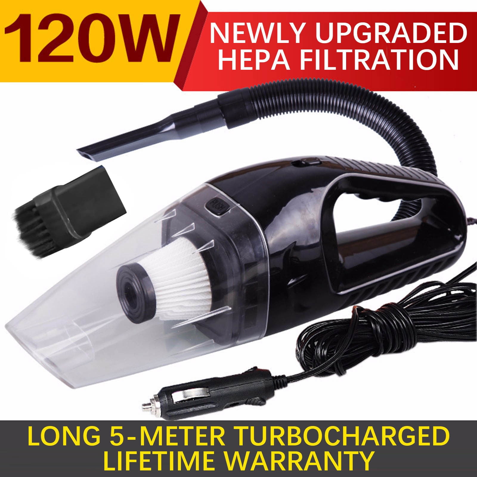 Dvkptbk Car Mounted Vacuum Cleaner Haipa Car Interior Vacuum Suction, Household Wet And Dry Dual Purpose High-power Handheld
