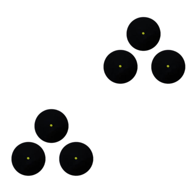 Transemion Multiple Models Available - Mixed Pack Squash Balls Tube Packing Blue Dot Training Squash Balls Single yellow dot 2Set