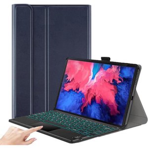 Case with Trackpad Keyboard for Lenovo Idea Tab Pro 12.7 2025 / Lenovo Xiaoxin Pad Pro 12.7 Inch 2025 TB375FC TB373FU with Trackpad 7 Color Backlits