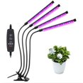 thumbnail image 4 of pitrice DC 5V USB Powered Full Spectrum LED Plant Grow Light Flower Fruit Grow Lamp with Desktop Clip 4 Tube 80LED 20W, 4 of 8