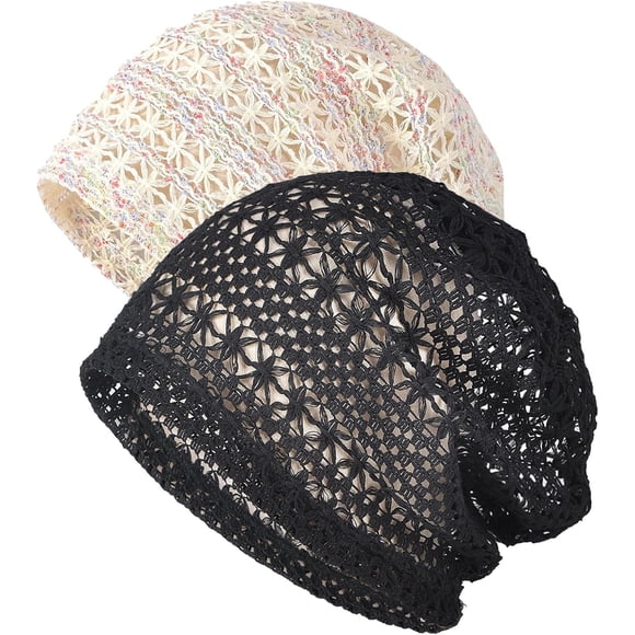 Women Chemo Beanie Caps Cancer Head Wraps Slouchy Hats Sleep Head Scarf for Cancer Patient