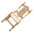 thumbnail image 3 of Chok 24 Ensembles de Chaises Miniatures pour Maison de Poupée avec Forme Compacte et Finition Bois Kaki, 3 of 8