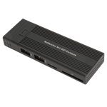 M.2 NVMe SSD Enclosure, Multifunction USB3.2 Gen2 SSD Enclosure Solid State Drive External Enclosure for NVMe for for Linux for OS X