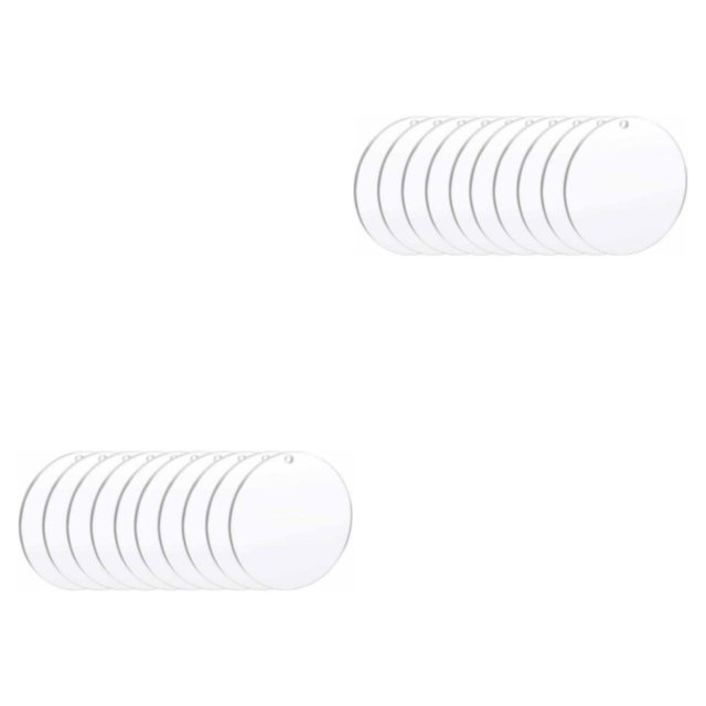 relayinert Professional Results With Clear Acrylic Plate For Artists Suitable For All Levels Acrylic Disc 15cm*2mm/10piece 2Set