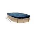 thumbnail image 2 of Swimline Couverture de Piscine hors Terre Ovale Robuste 12 X 24 Pi pour l'Hiver, Bleu (Lot de 2), 2 of 6