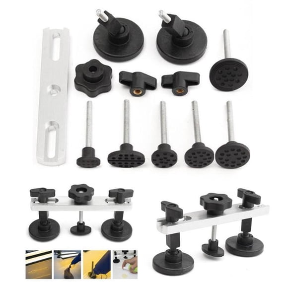 Yeacher Dent Puller Sets Paintless Dent Removal Tool with 6pcs Glue Puller Tabs for Auto Dent Removal dents Door Dings and Hail Damage