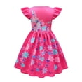 thumbnail image 3 of Encanto Mirabel Robe Fille Isabella Imprimée Manches Volantées Robe Décontractée et Sac, 3 of 6