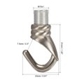 thumbnail image 2 of Unique Bargains Alloy Ceiling Hook 23mmx31mm for Ceiling Pendant Light Plate Nickel 2 Pack, 2 of 5