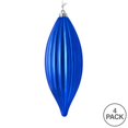 thumbnail image 2 of Vickerman M183202S 8 in. Blue Shiny Line Finial Ornament  4 per Bag, 2 of 3